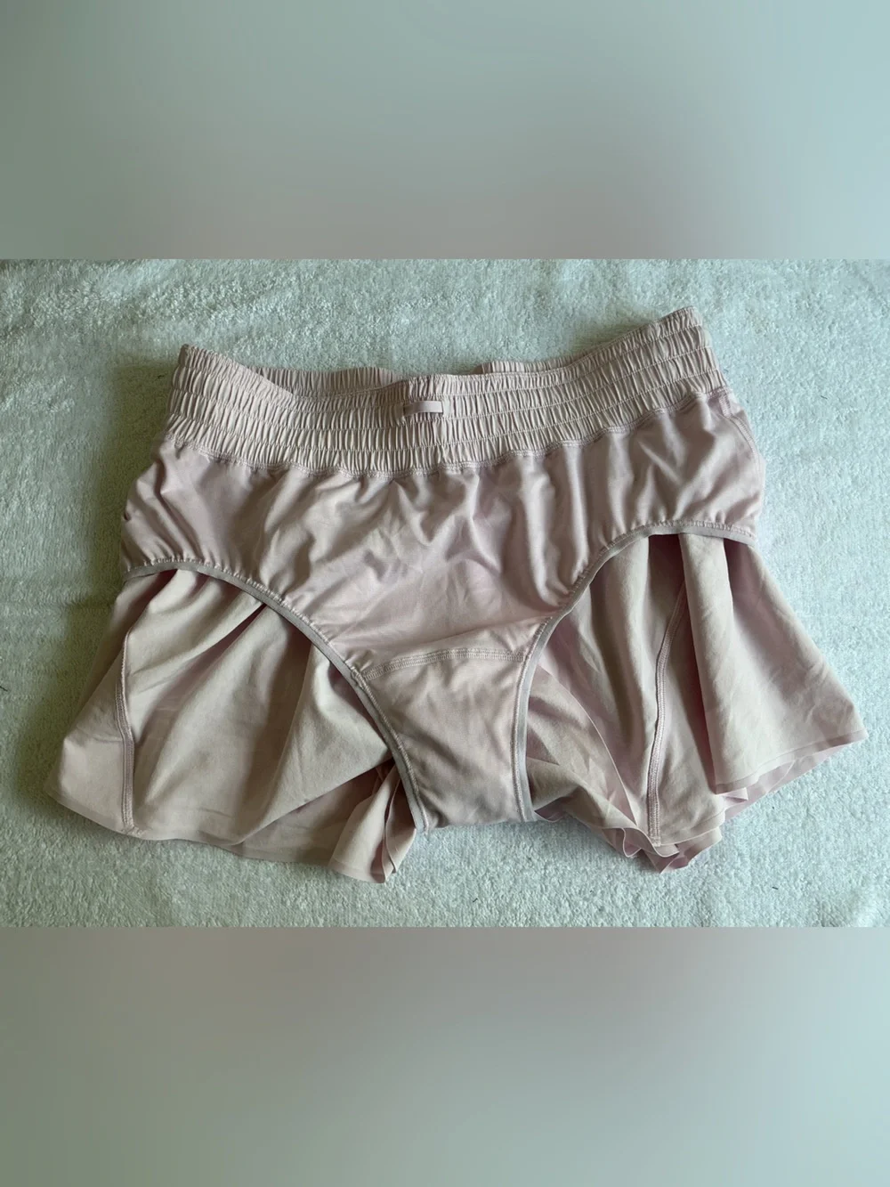lululemon athletica Light Pink Layered Athletic Skort